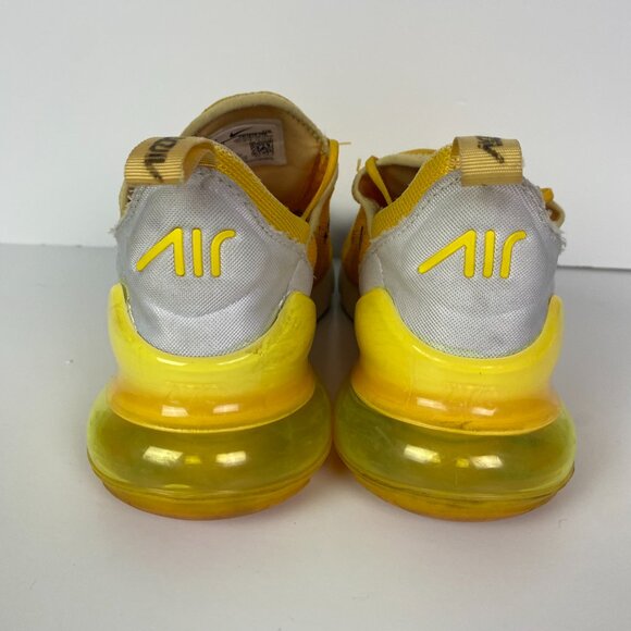 Nike Air Max 270 University Gold Women's Size 8 Shoes Sneakers Yellow Running - Picture 9 of 16